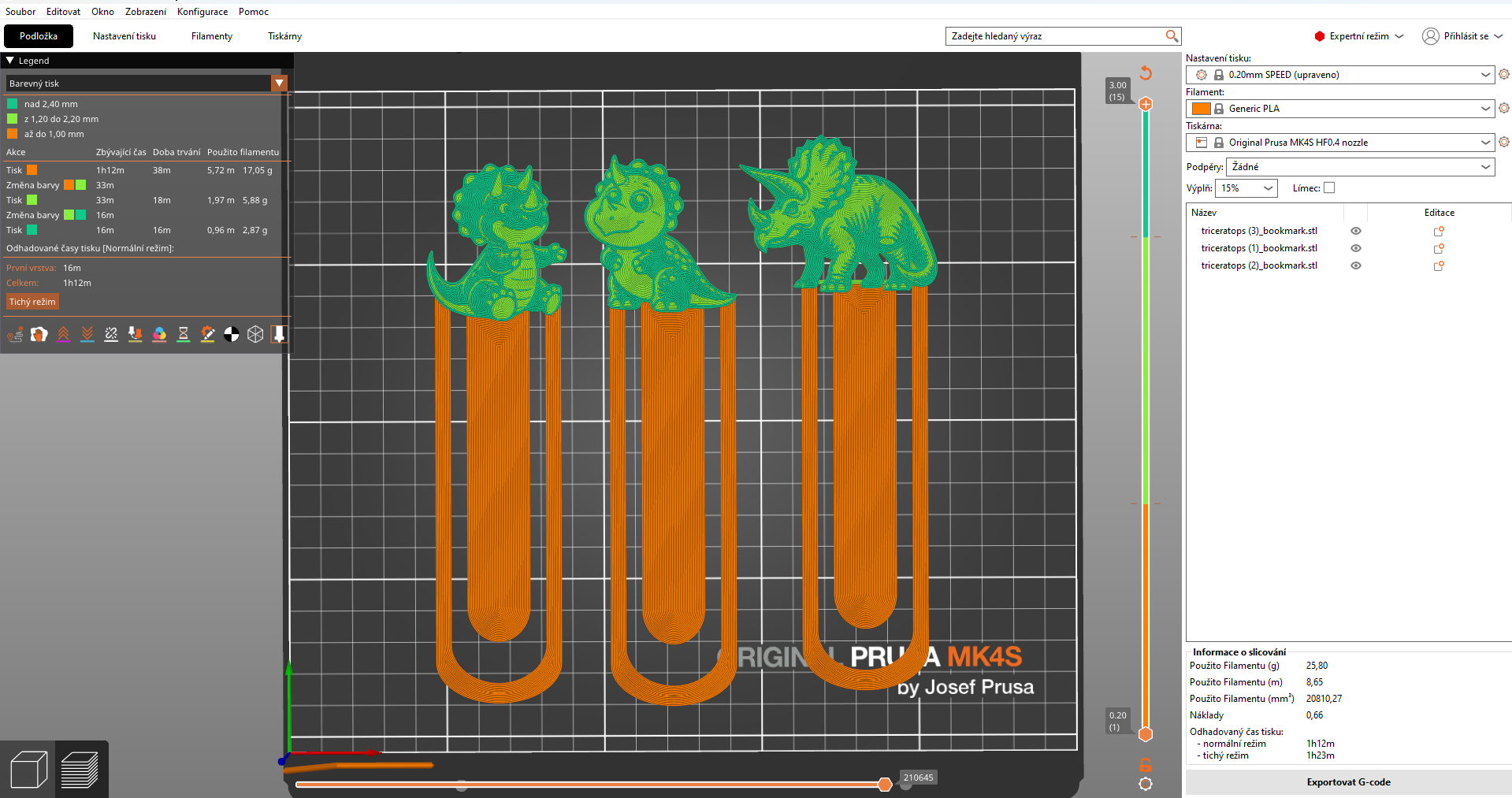 Miniatura 5 do modelo 3D Dinosaur bookmarks