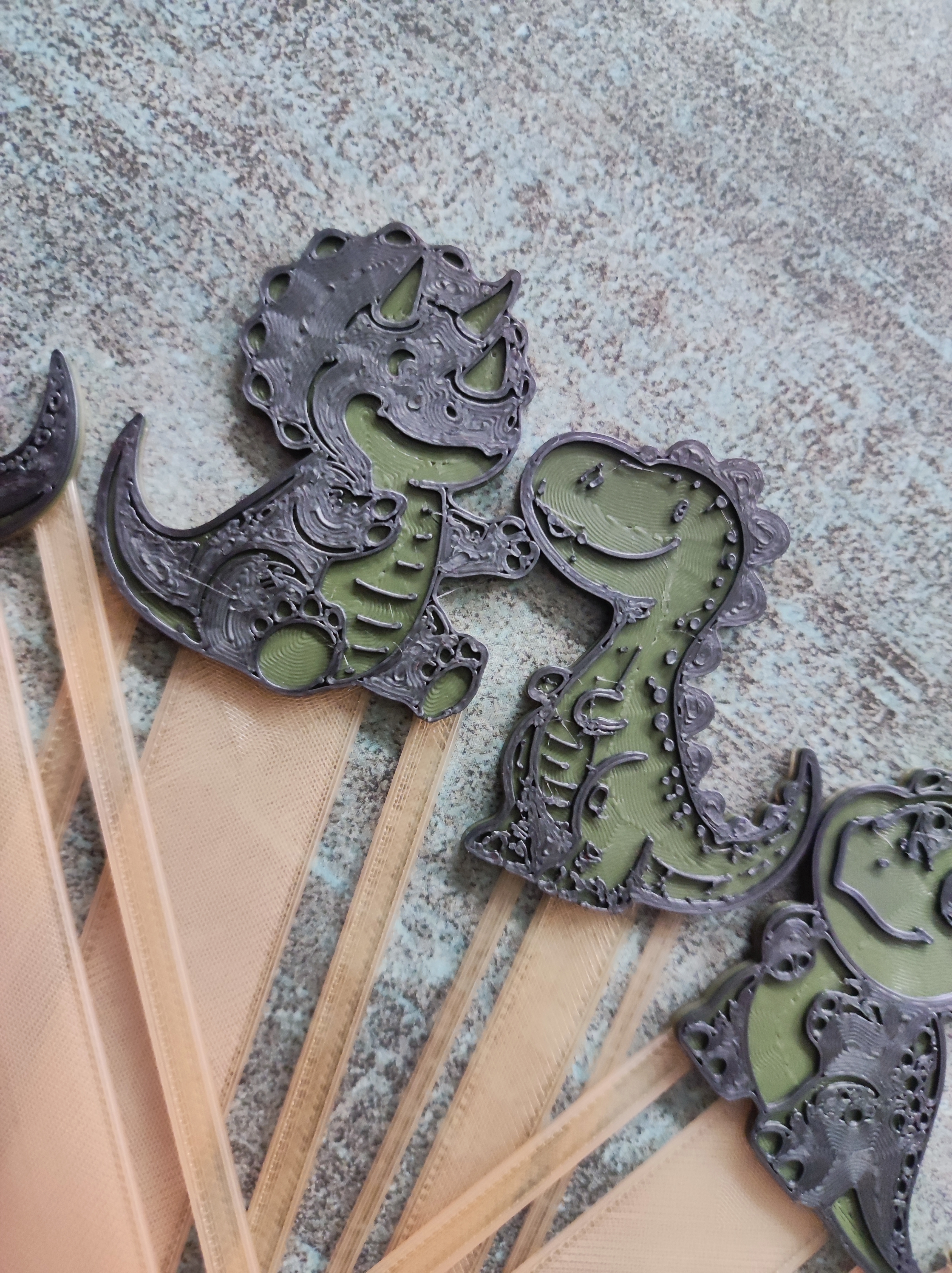 Miniatura 8 do modelo 3D Dinosaur bookmarks