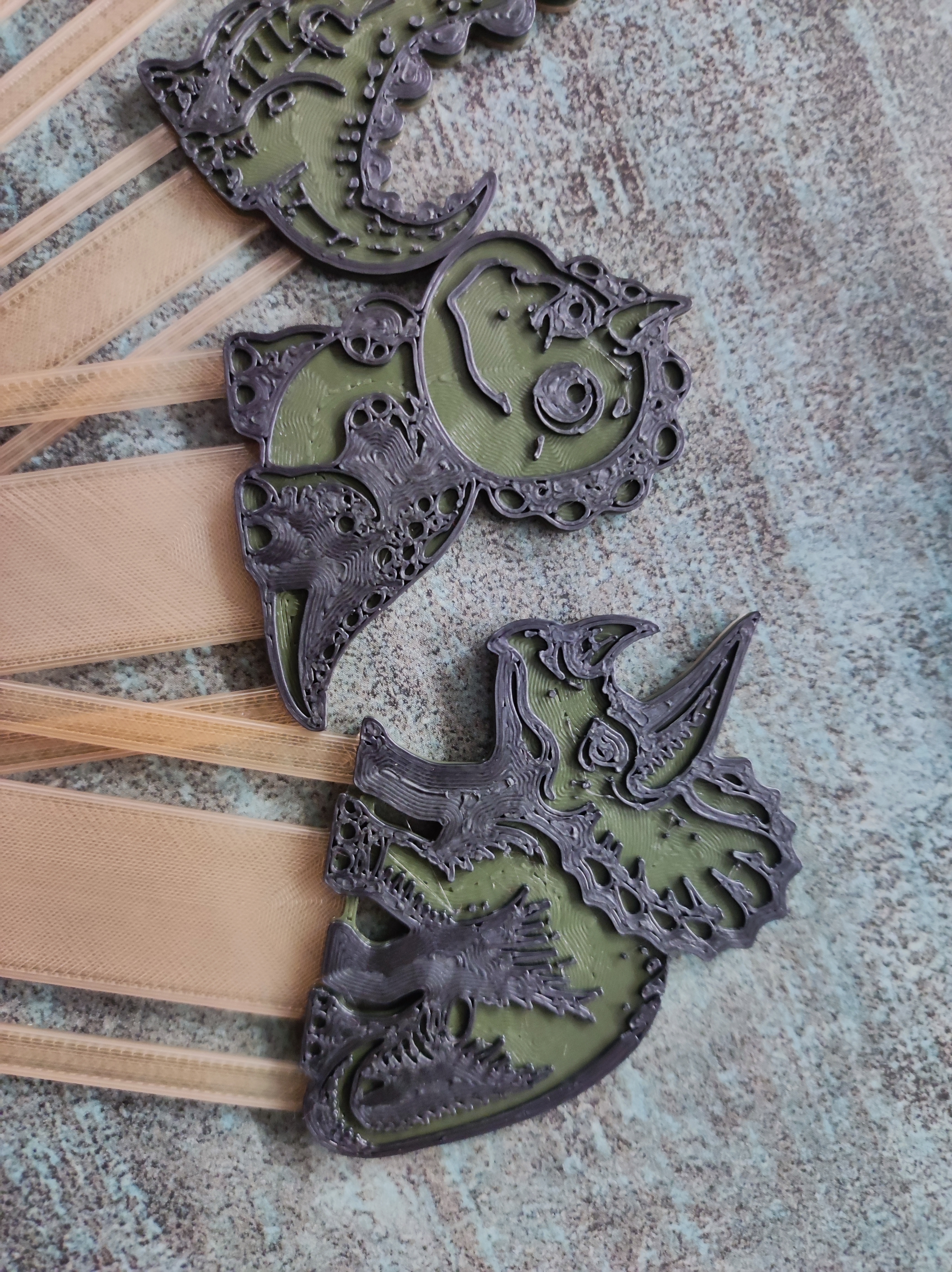 Miniatura 6 do modelo 3D Dinosaur bookmarks