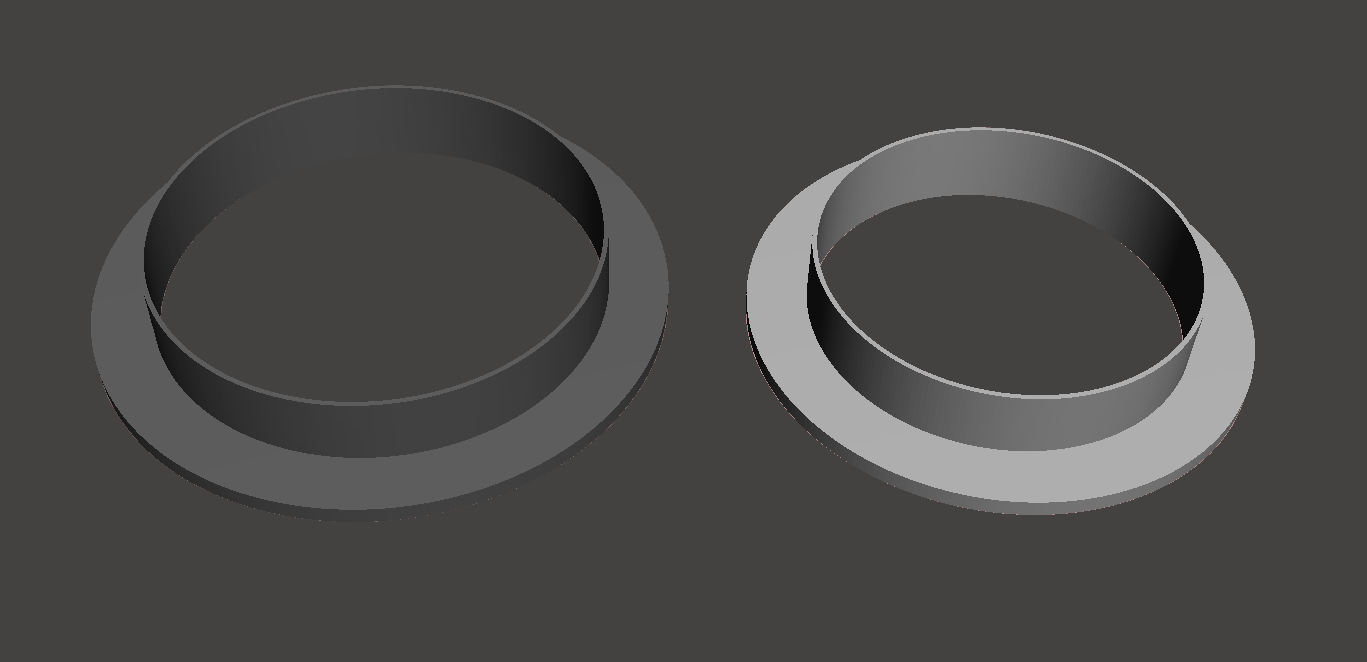 Nested round cookie cutters