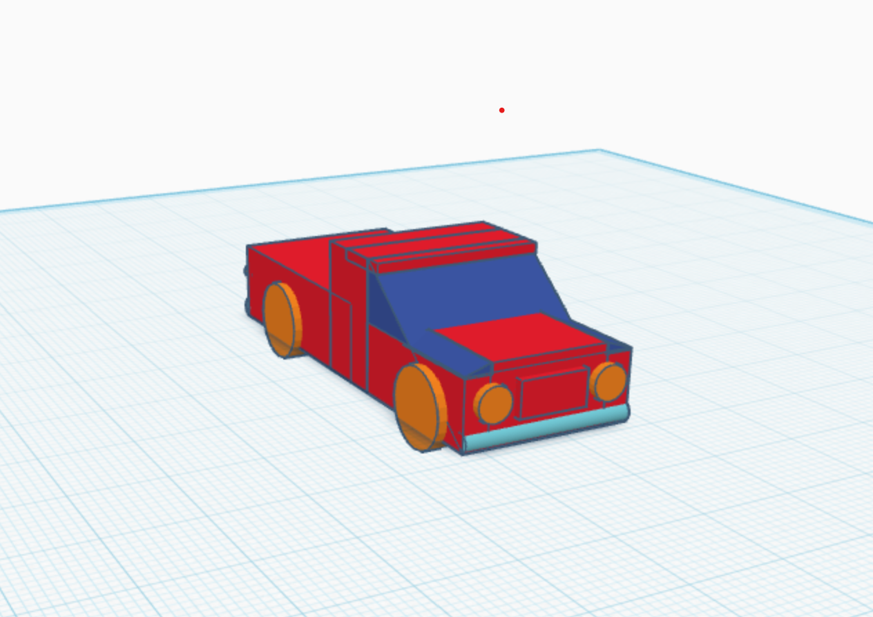Low Poly/Texture Truck (Unsupported)