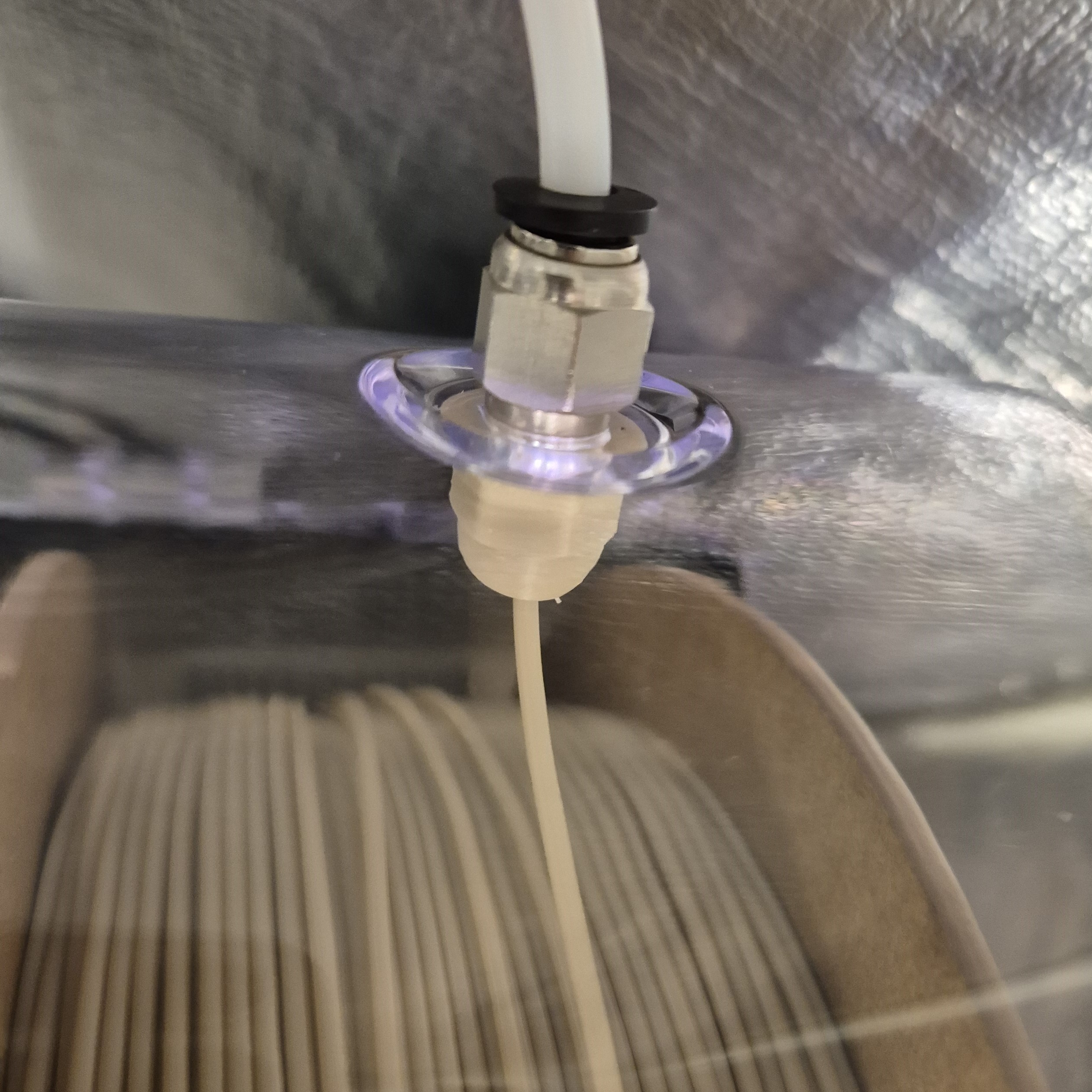 Flanged M6 Nut for Dry Box Setup