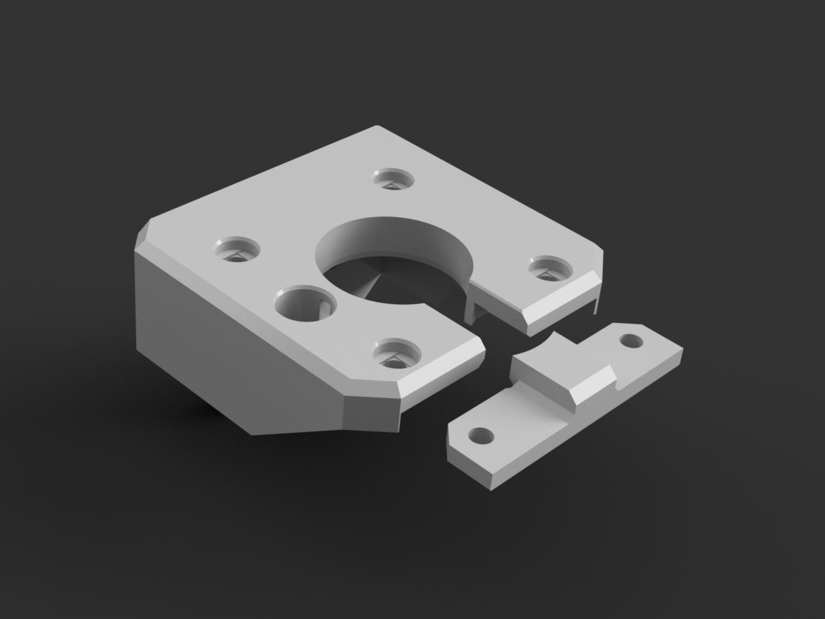 Openable Z Axis Mount | MK3/S+ Motor Bracket By Extrutim | Download ...