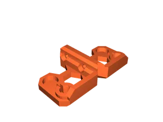 Openable Z Axis Mount | MK3/S+ Motor Bracket by Extrutim
