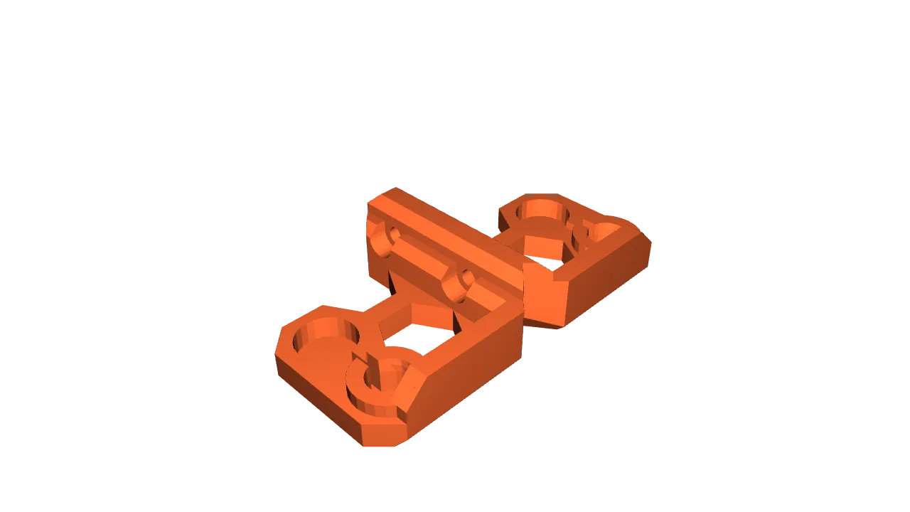 Openable Z Axis Mount | MK3/S+ Motor Bracket by Extrutim
