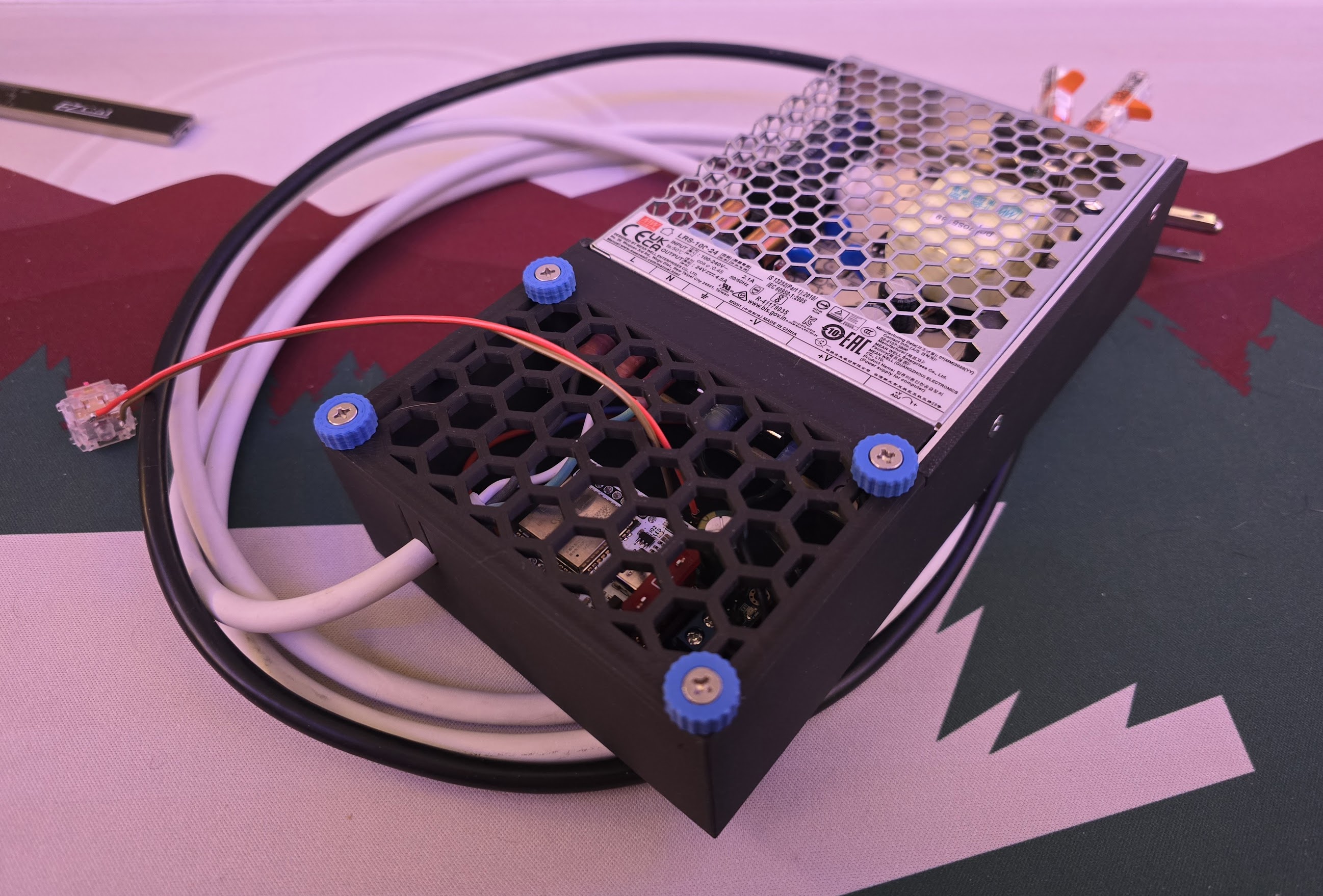 Enclosure for Dig-Uno and Mean Well LRS-100-24v