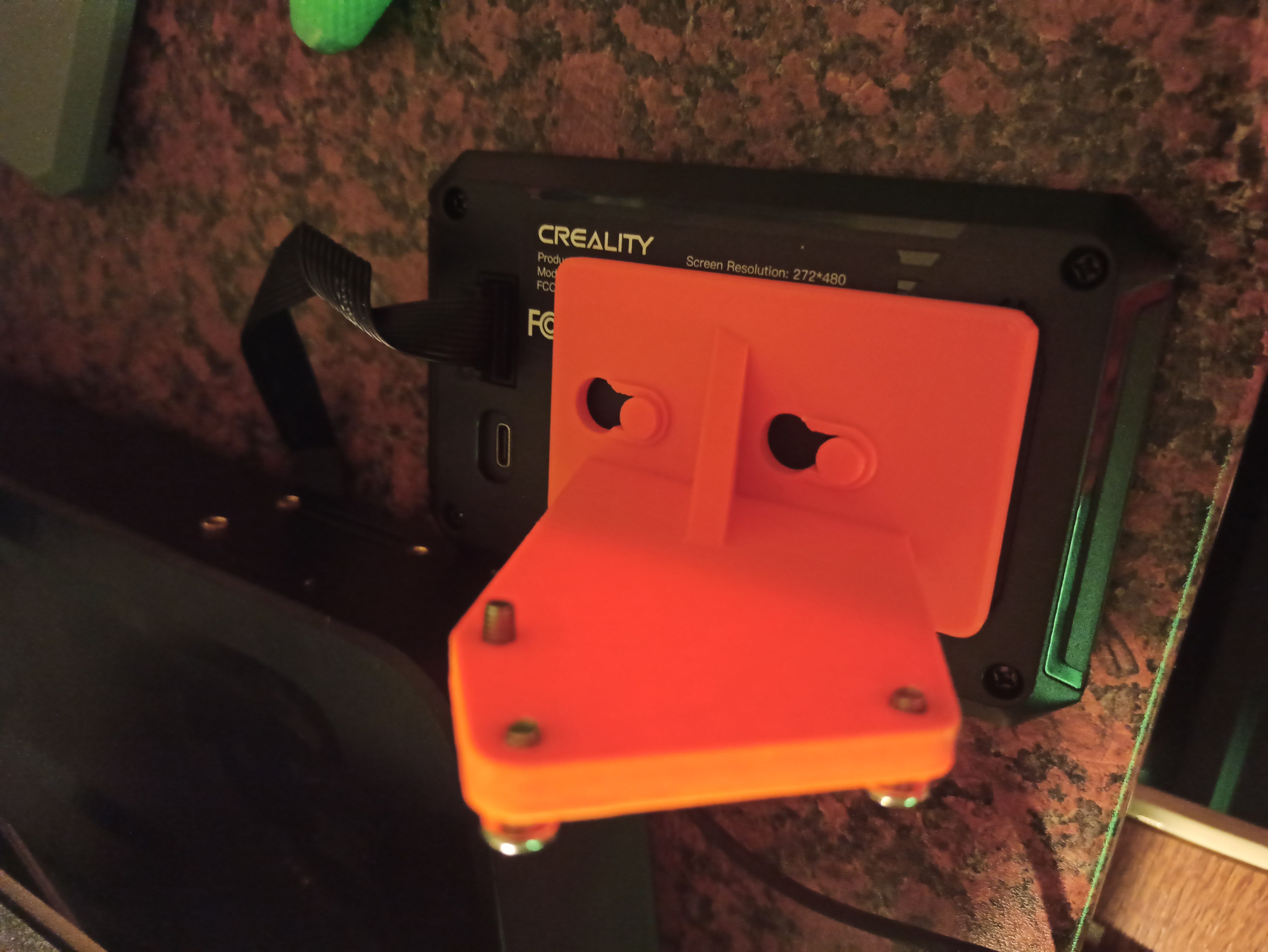 Better pin for reposition screen (pad nebula) Ender 3 v3 KE with (Ender 3 V3 SE / Ender 3 SE LCD reposition stand)