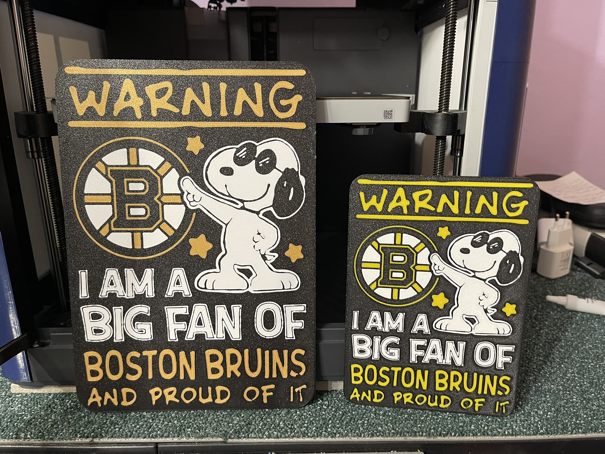 Boston Bruins Fan - Sign - 2 sizes