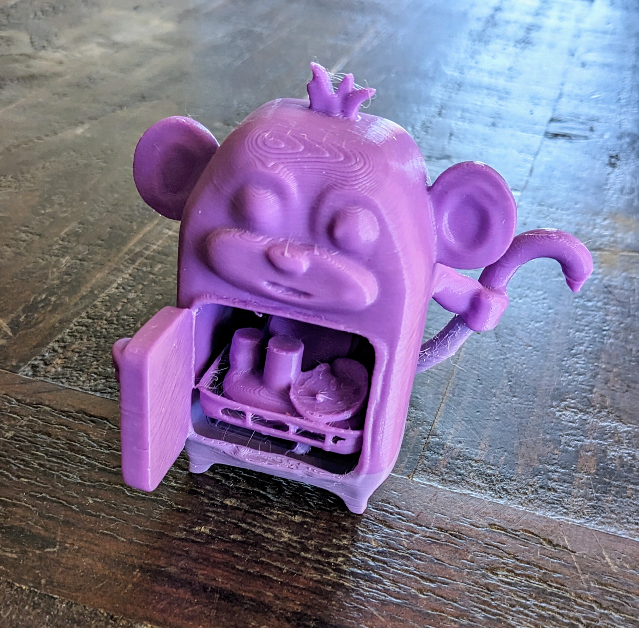 AI-generated "monkey dishwasher"