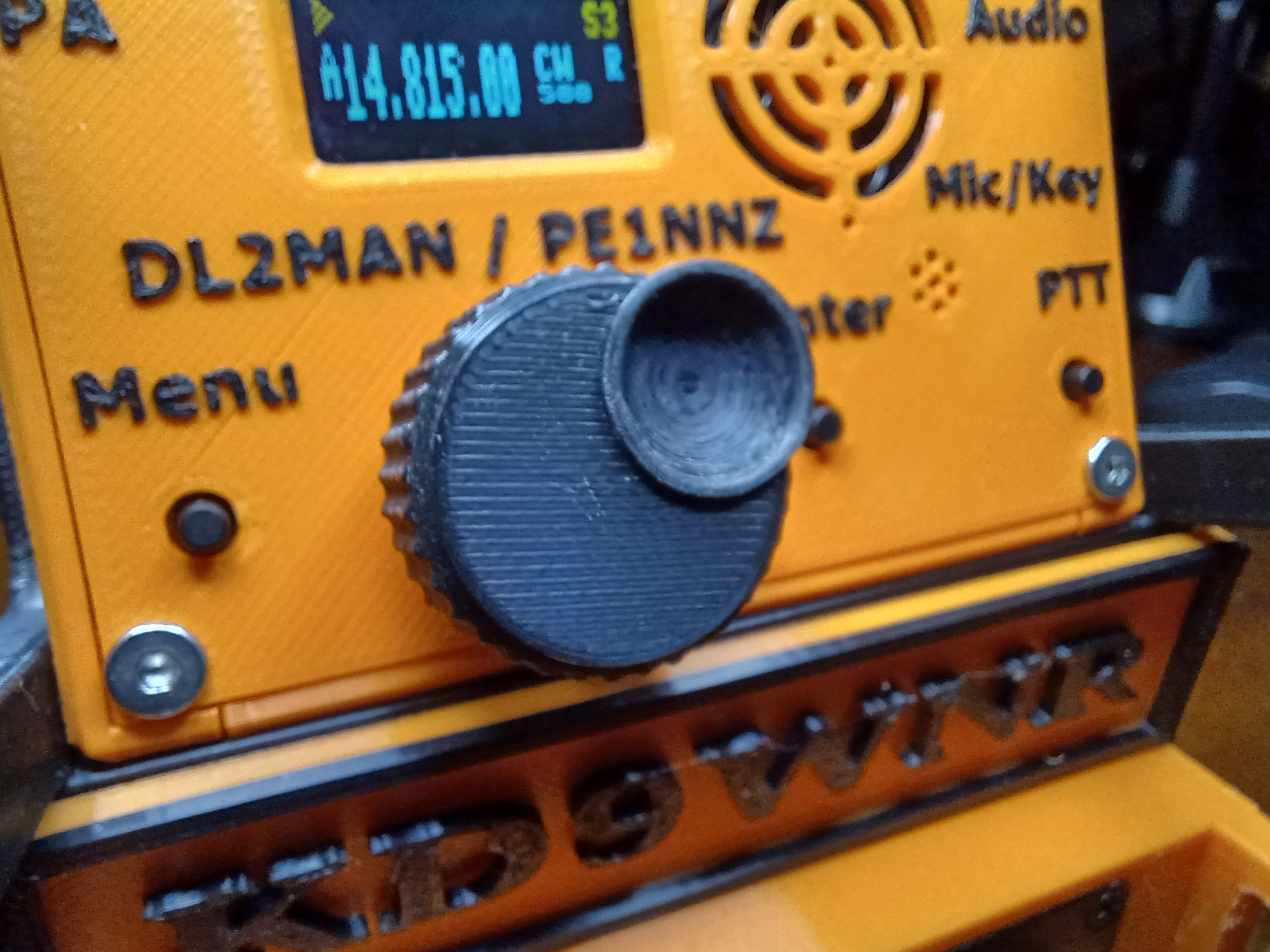 Low Profile Spinner Knob for the (tr)uSDX
