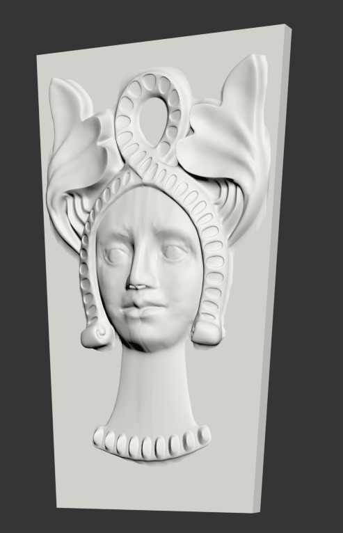 bajorrelieve de mujer