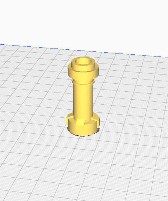 Lego lightsaber as bic pen cap