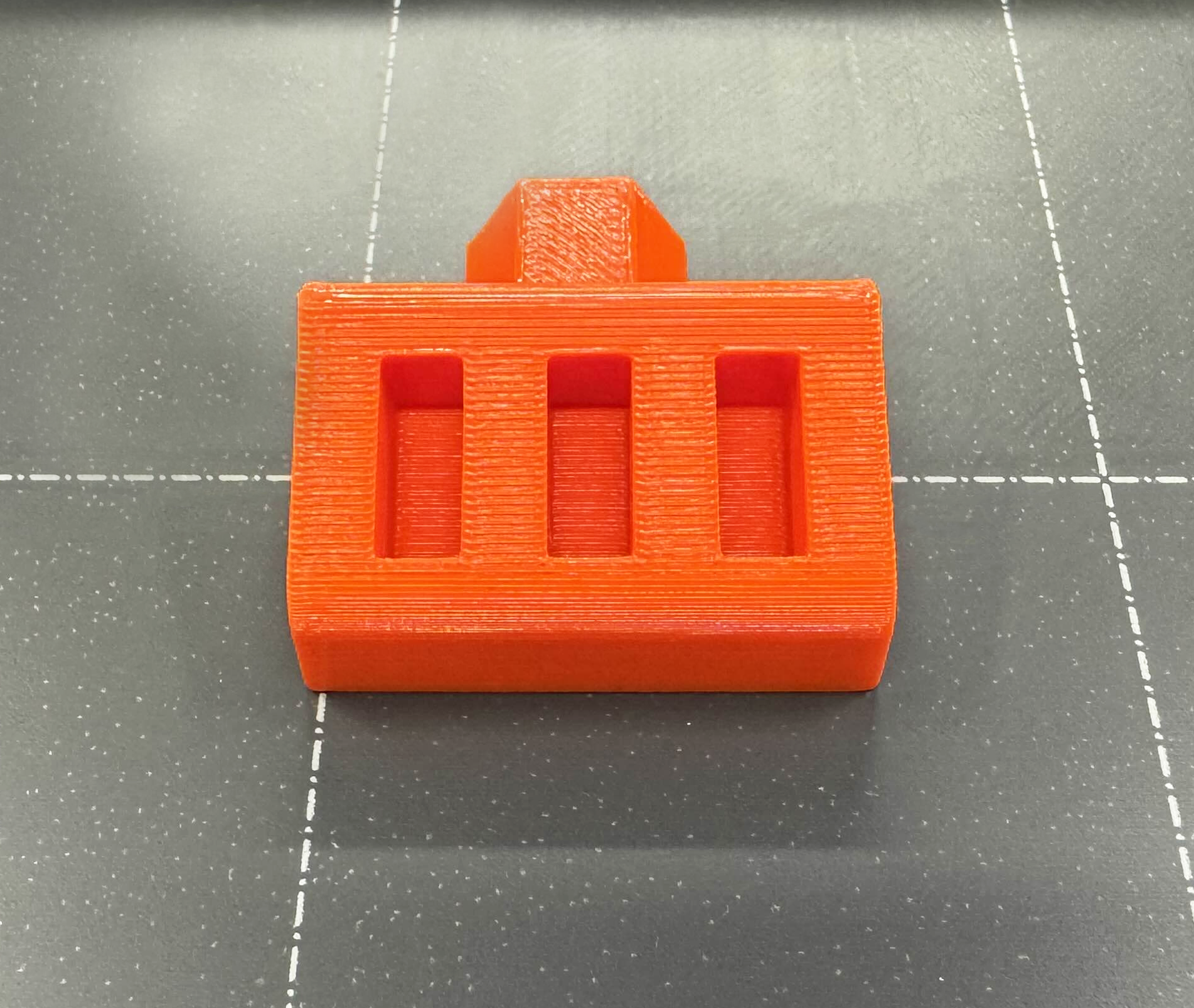 Honeycomb Storage Wall (HSW) USB-A Stick Holder 3D model thumbnail