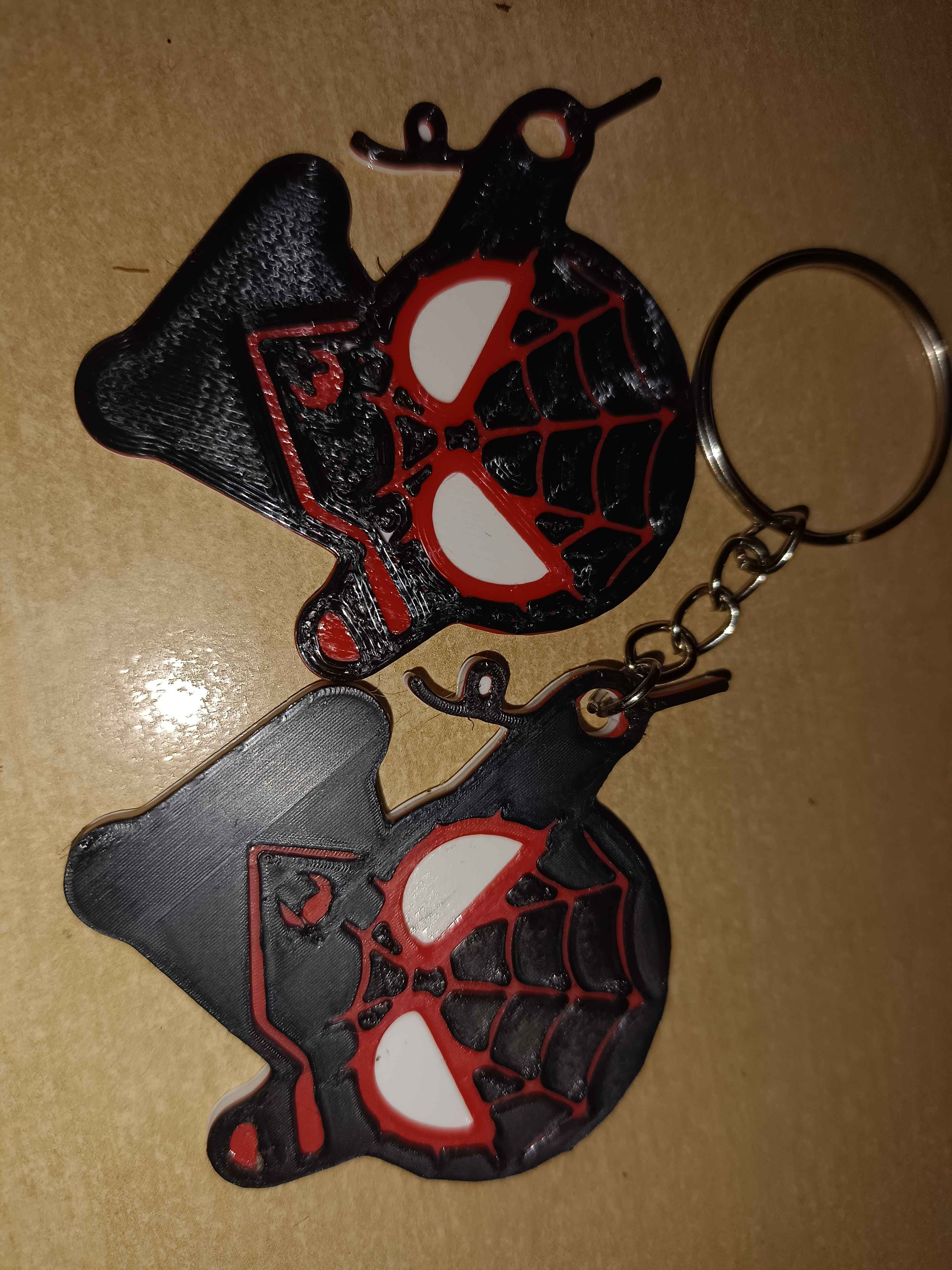 Miles Morales Spider-Man Keychain