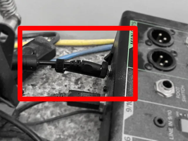 Mackie mixer 3rd party power lead adaptor