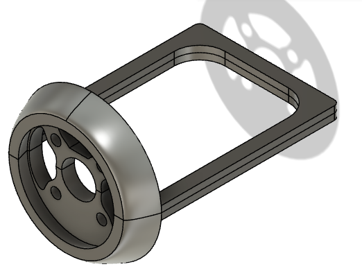 Control Line RC Plane Motor Mount