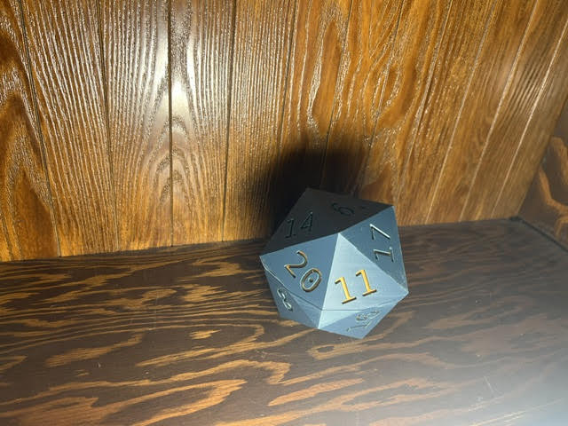 D&D D20 dice — miniatura 3