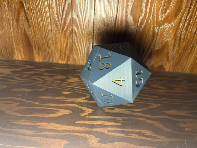 D&D D20 dice — miniatura 2
