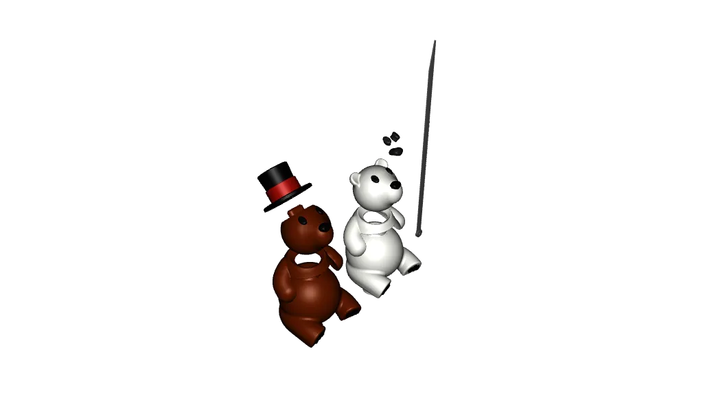 Articulated Bear Cub Fidget by 3D Printy | Download free STL model ...