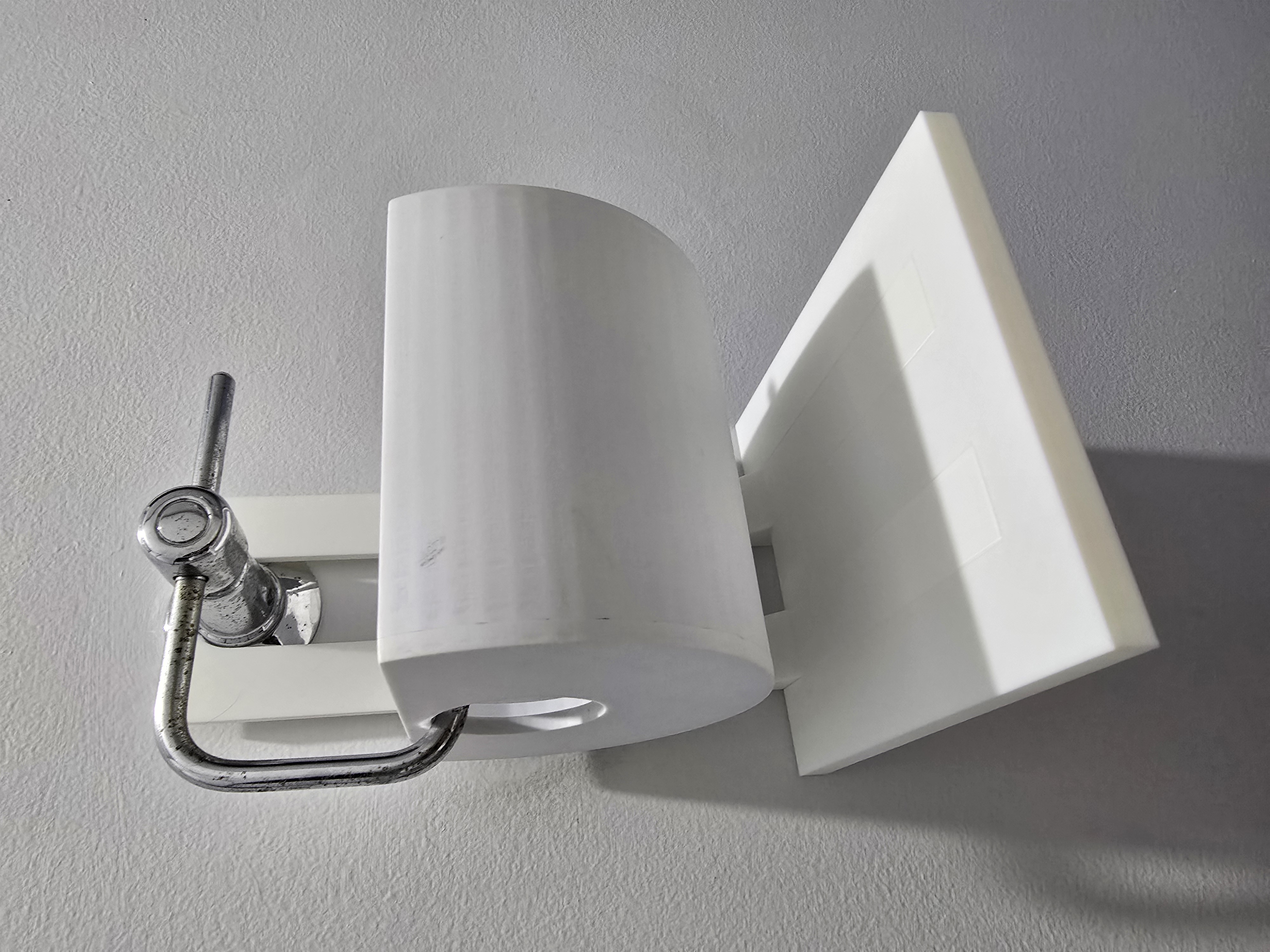 Shelf for toilet paper holder