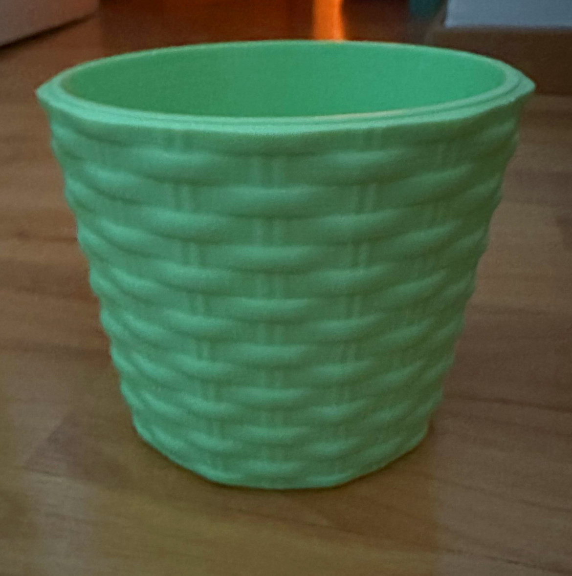 Wicker flower pot