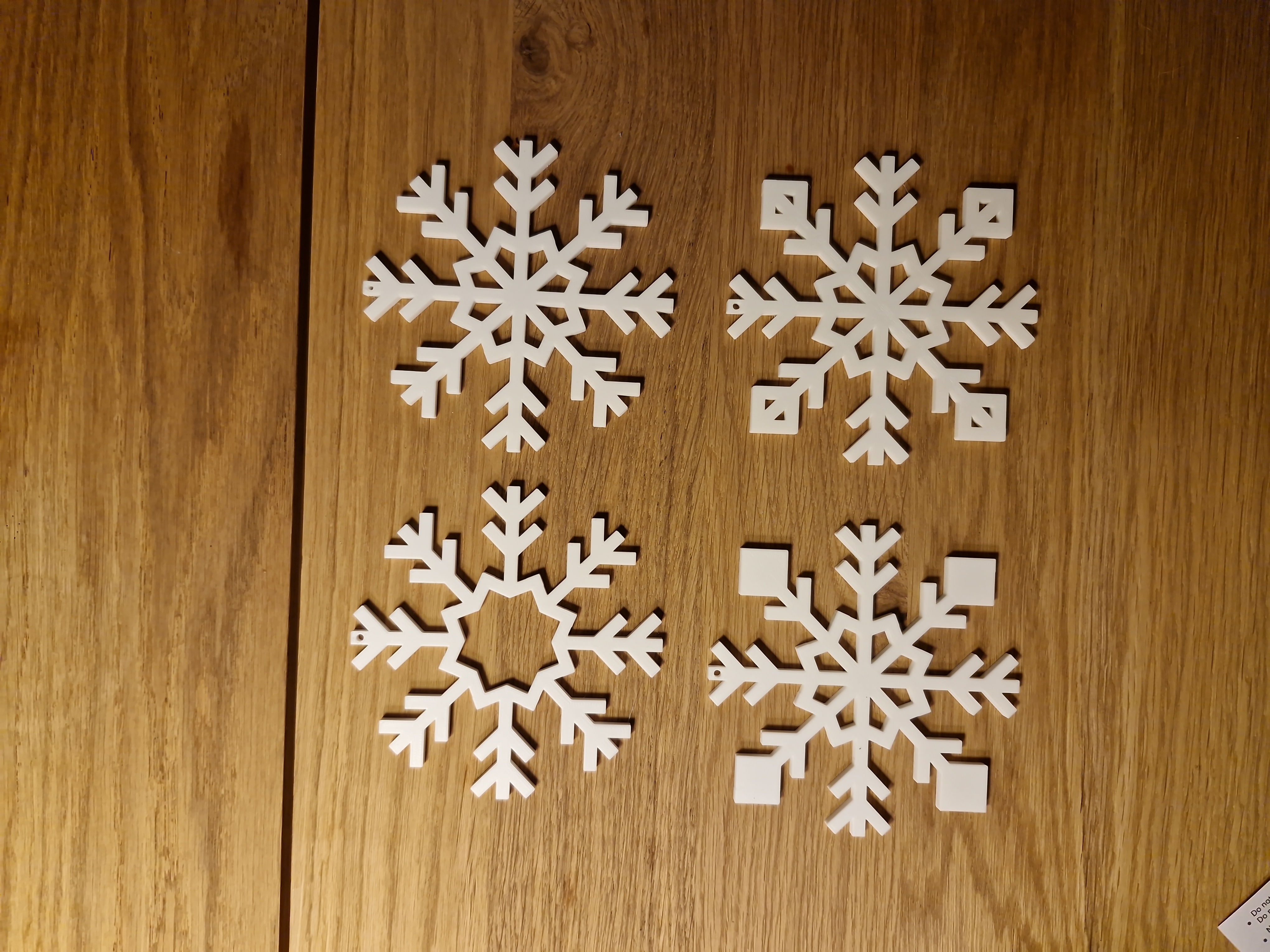Snowflakes 12 CM Schneeflocken 12 CM