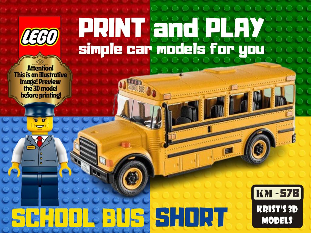 LEGO School Bus Short