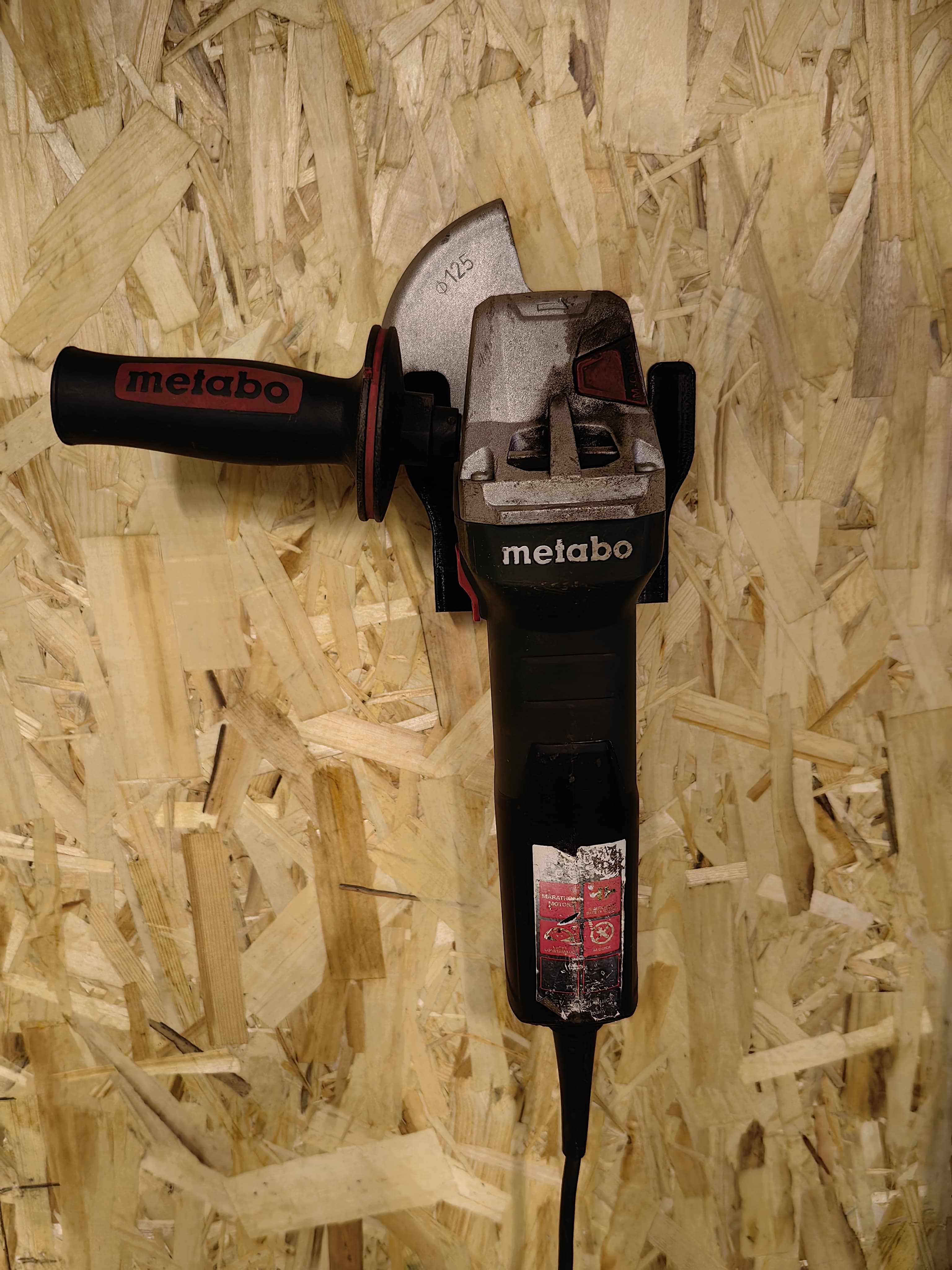 Miniatura 3 do modelo 3D angle grinder holder