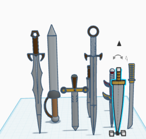 a lot of swords