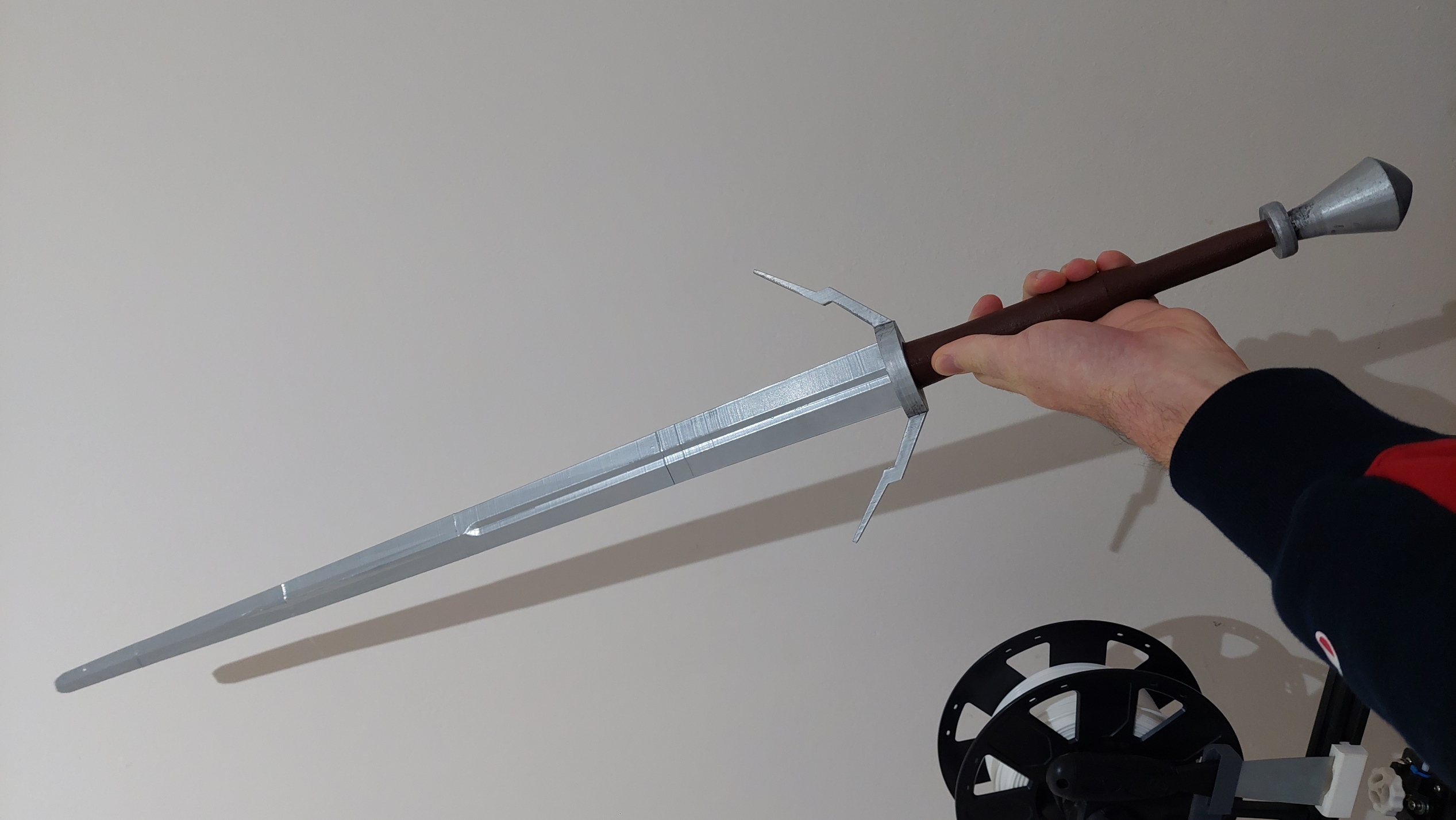 Witcher Silver Sword with holes