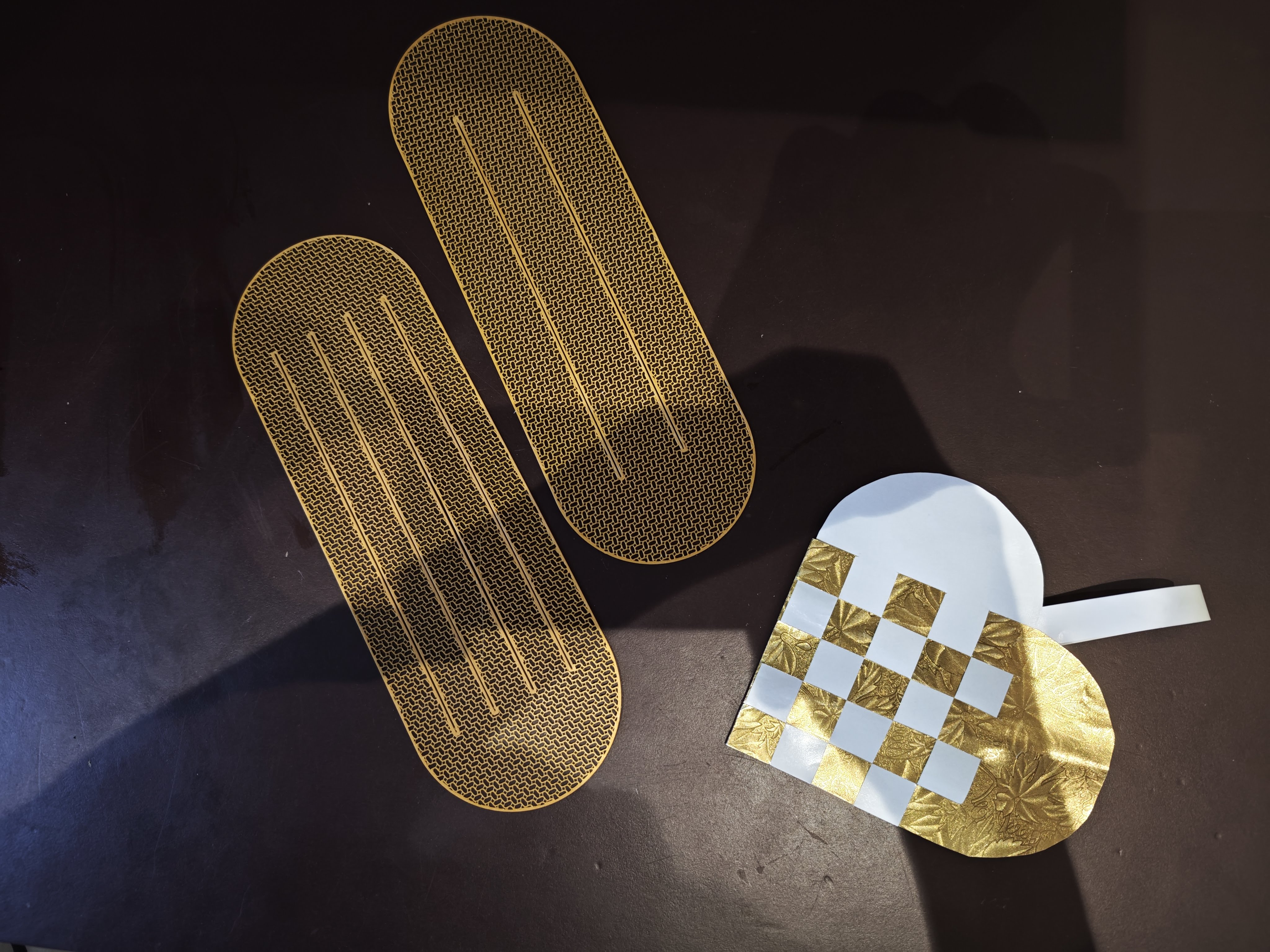 Christmas ornament templates (Julehjerteskabelon)