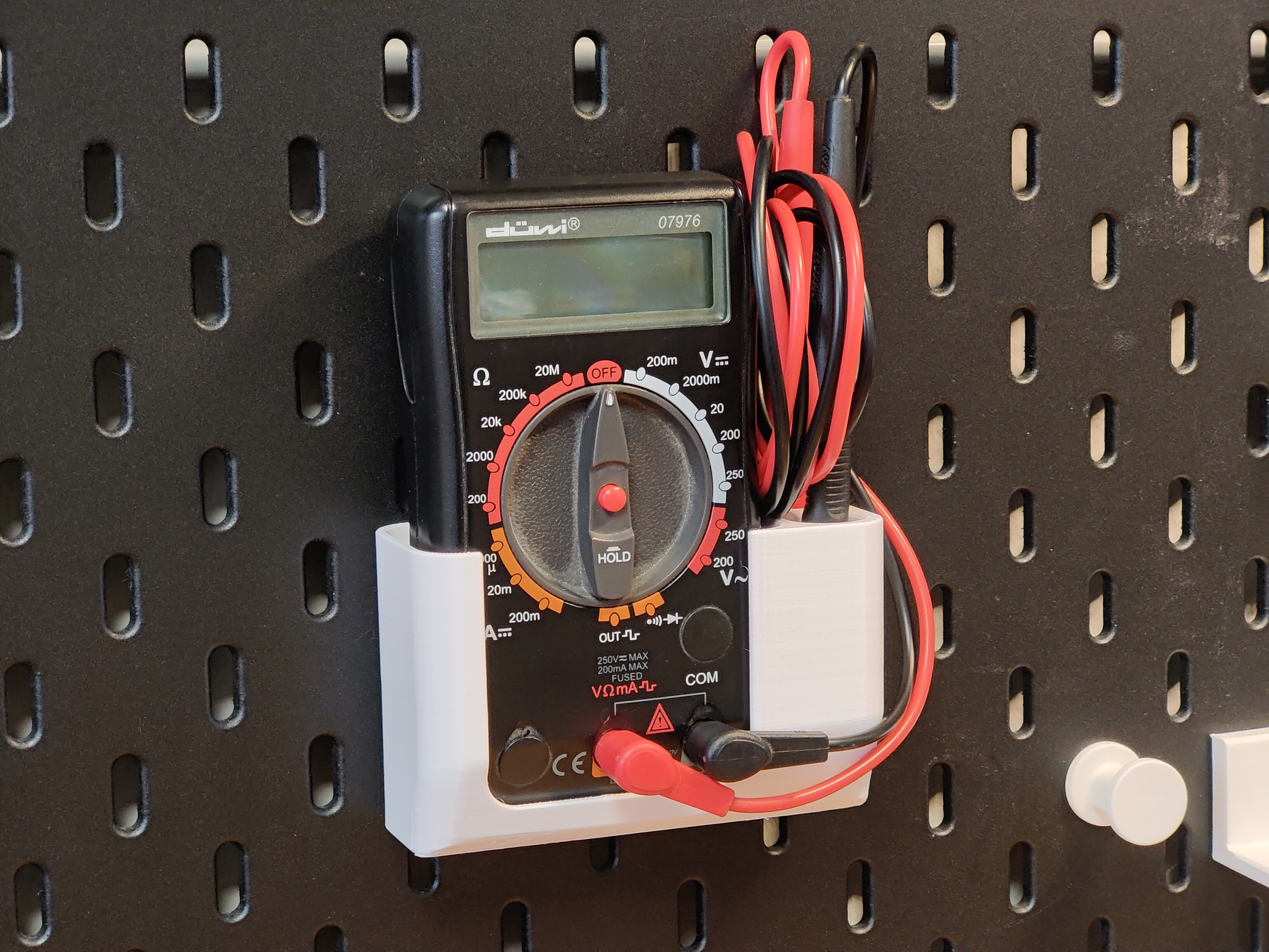 Multimeter mount für IKEA Skadis