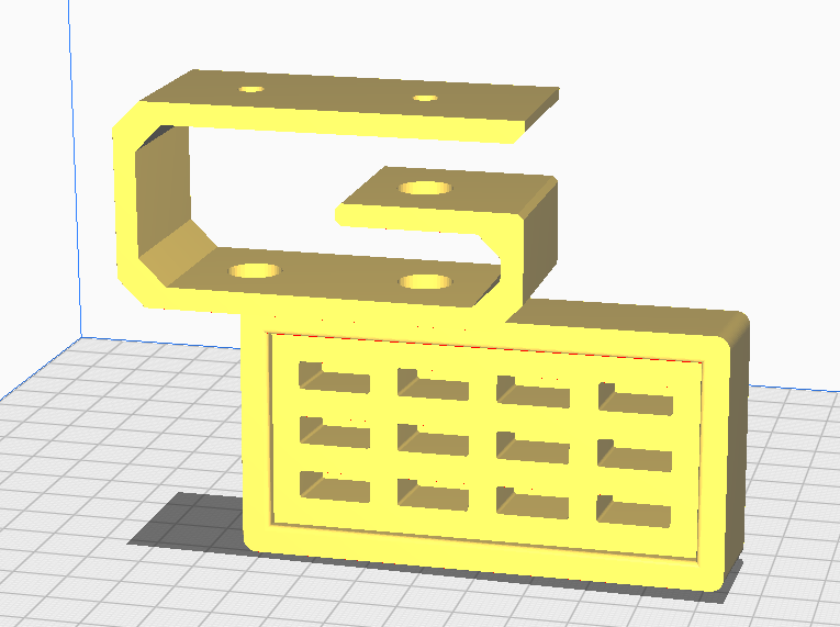 Underdesk cable and dongle organiser