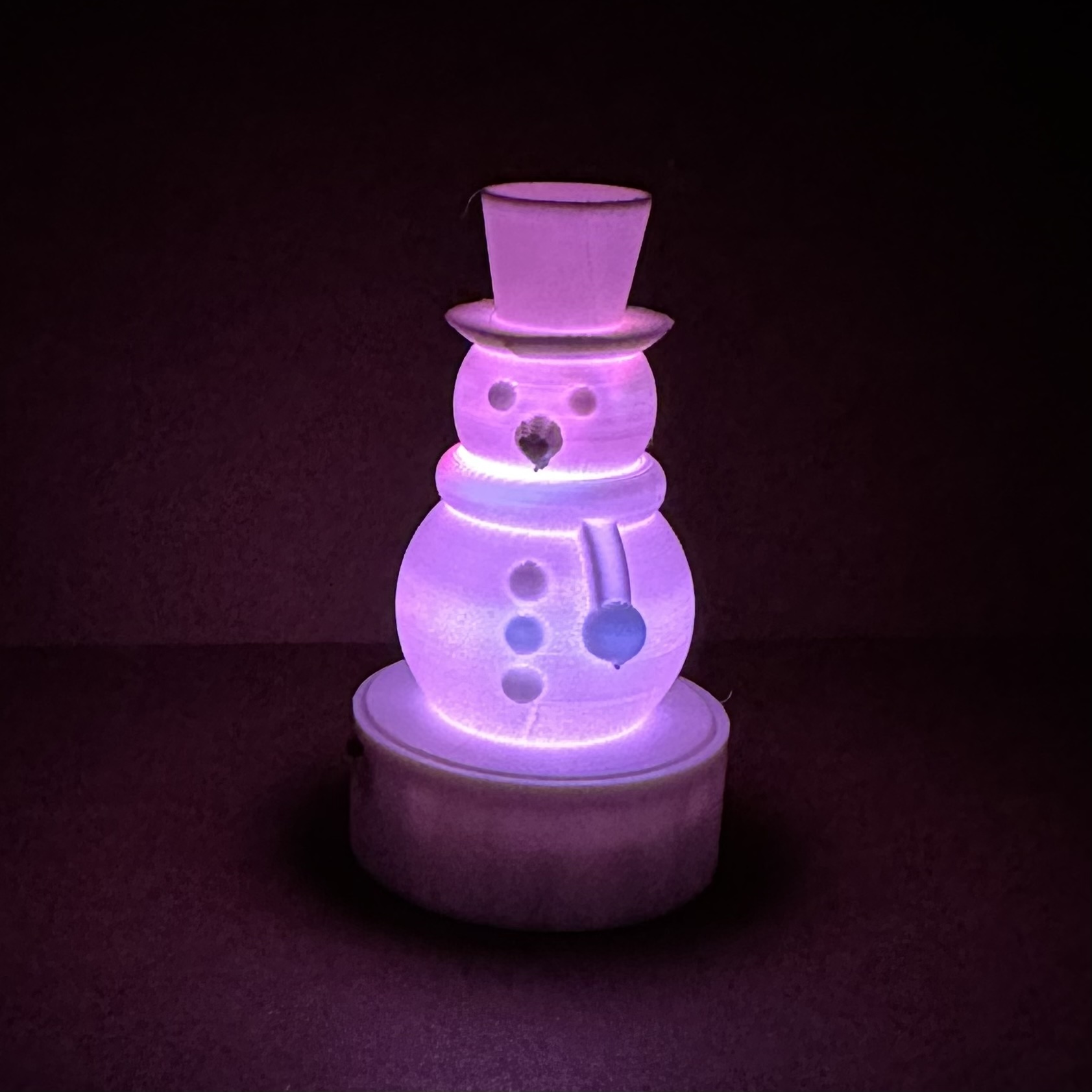 ModuLedLight Snowman hat