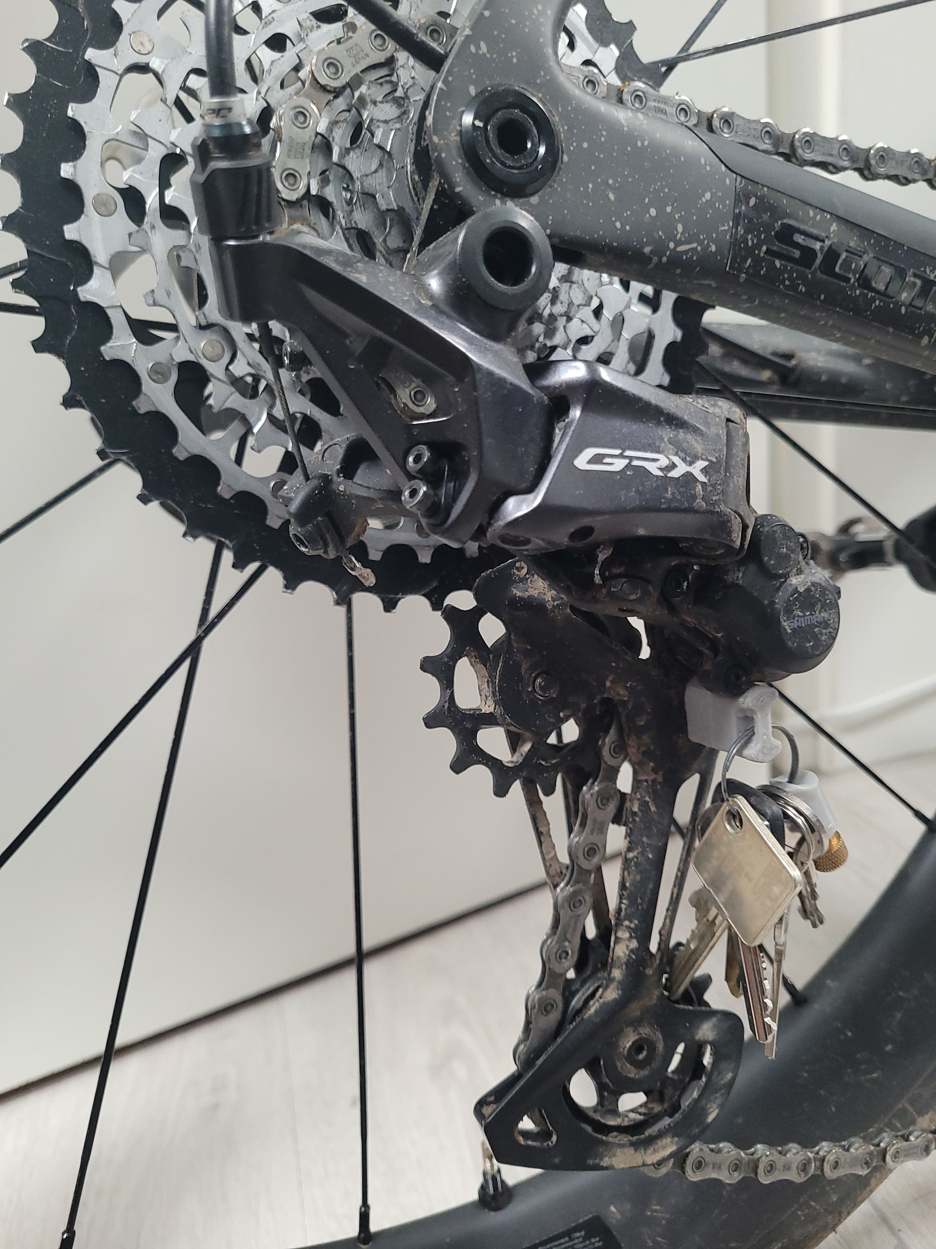 Shimano derailleur cage lock tool - Keychain