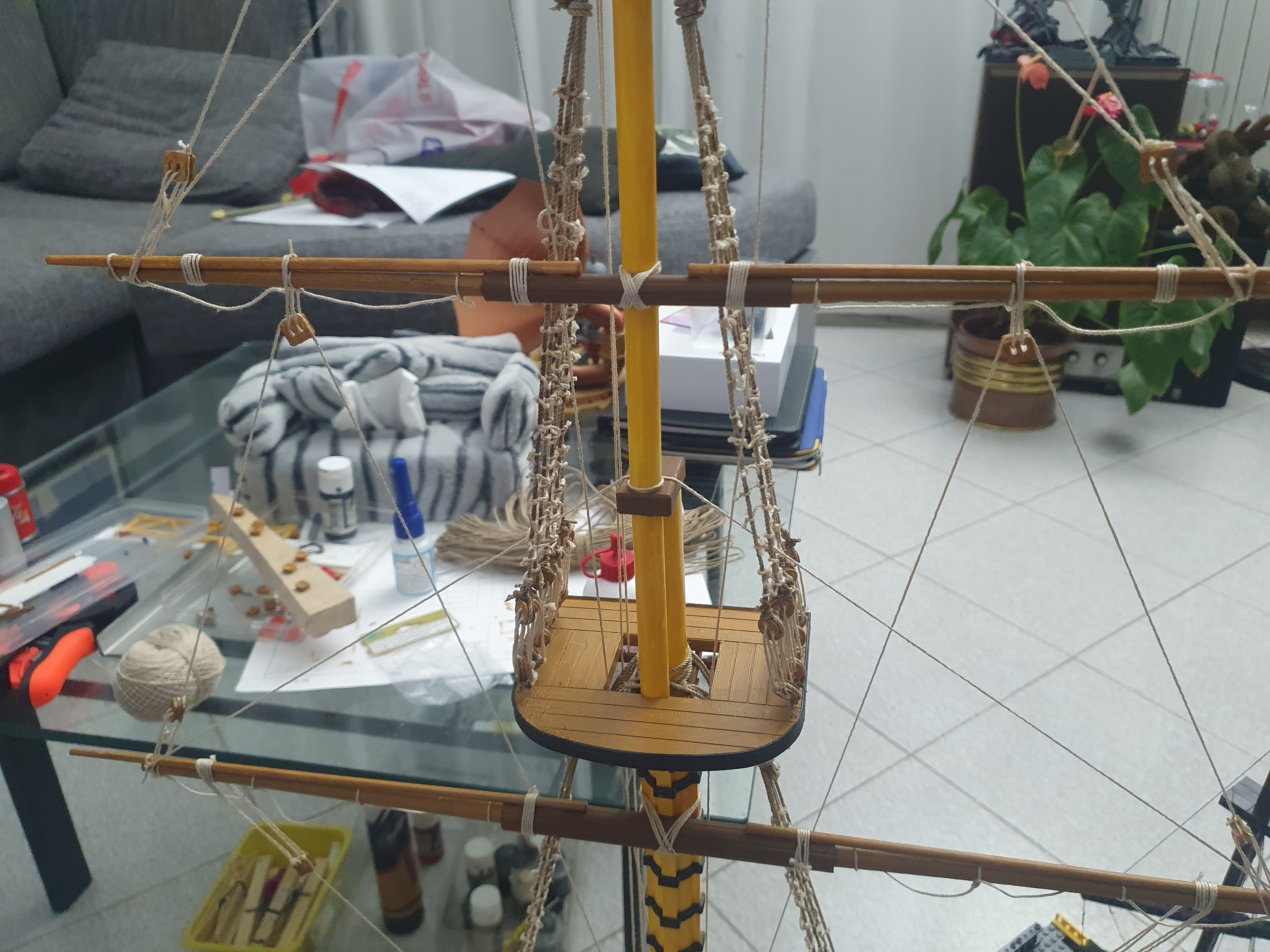 Miniatura 11 do modelo 3D HMS Victory Cross Section
