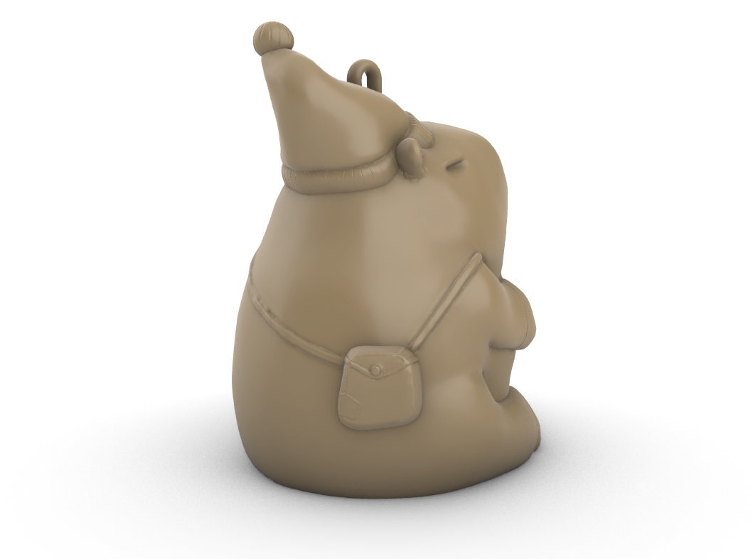 Santipaw the Christmas Capybara Ornament Figurine — thumbnail 12