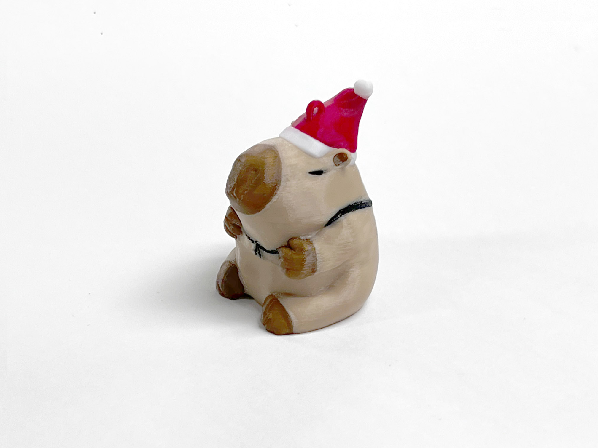 Santipaw the Christmas Capybara Ornament Figurine — thumbnail 6