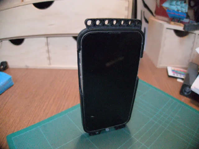 iPhone 13 mini case with lego connections