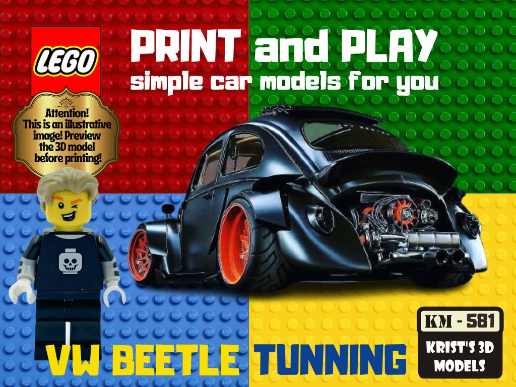 LEGO VW Beetle Tunning