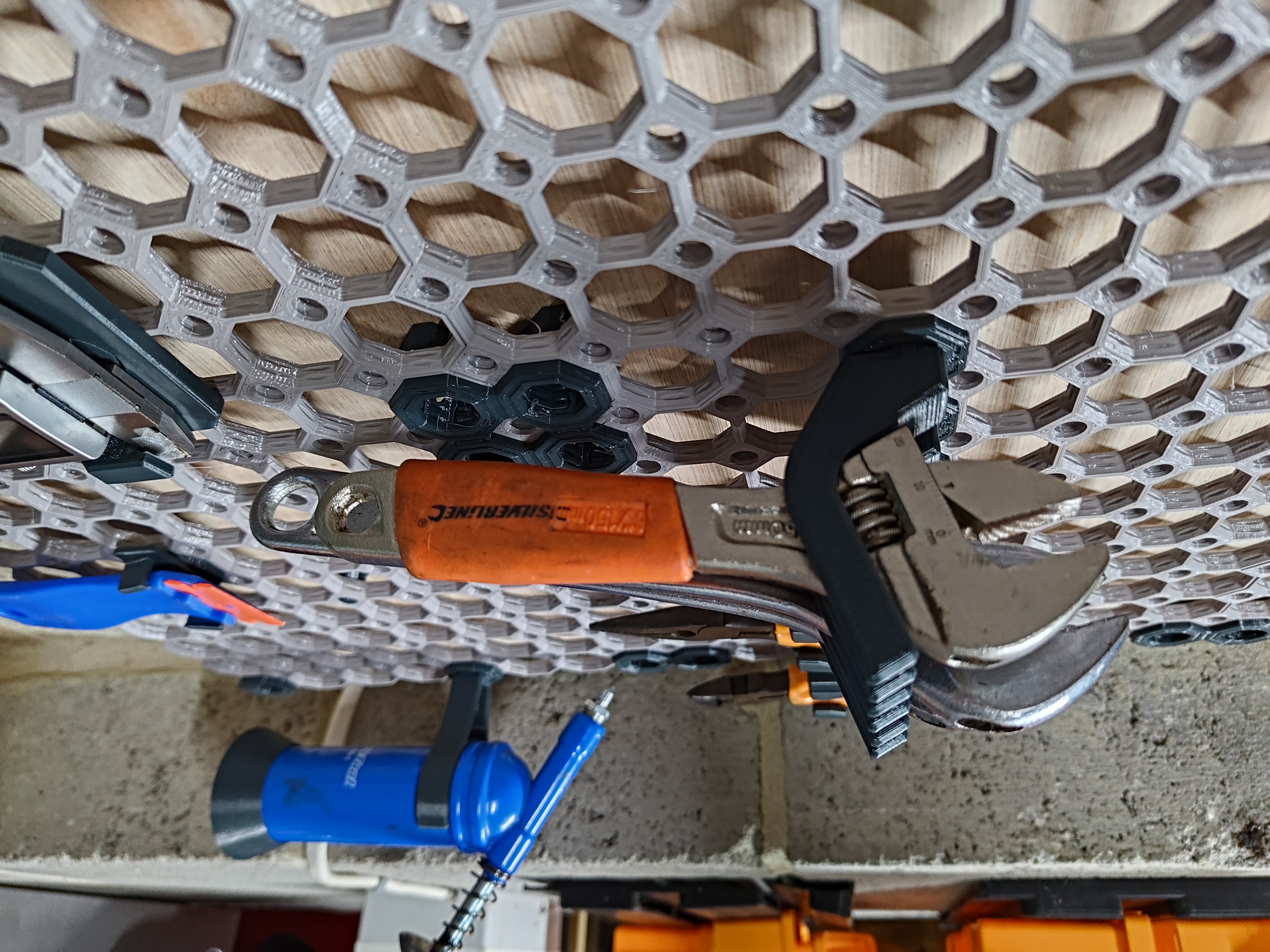 Multiboard Adjustable Crescent Wrench Holder