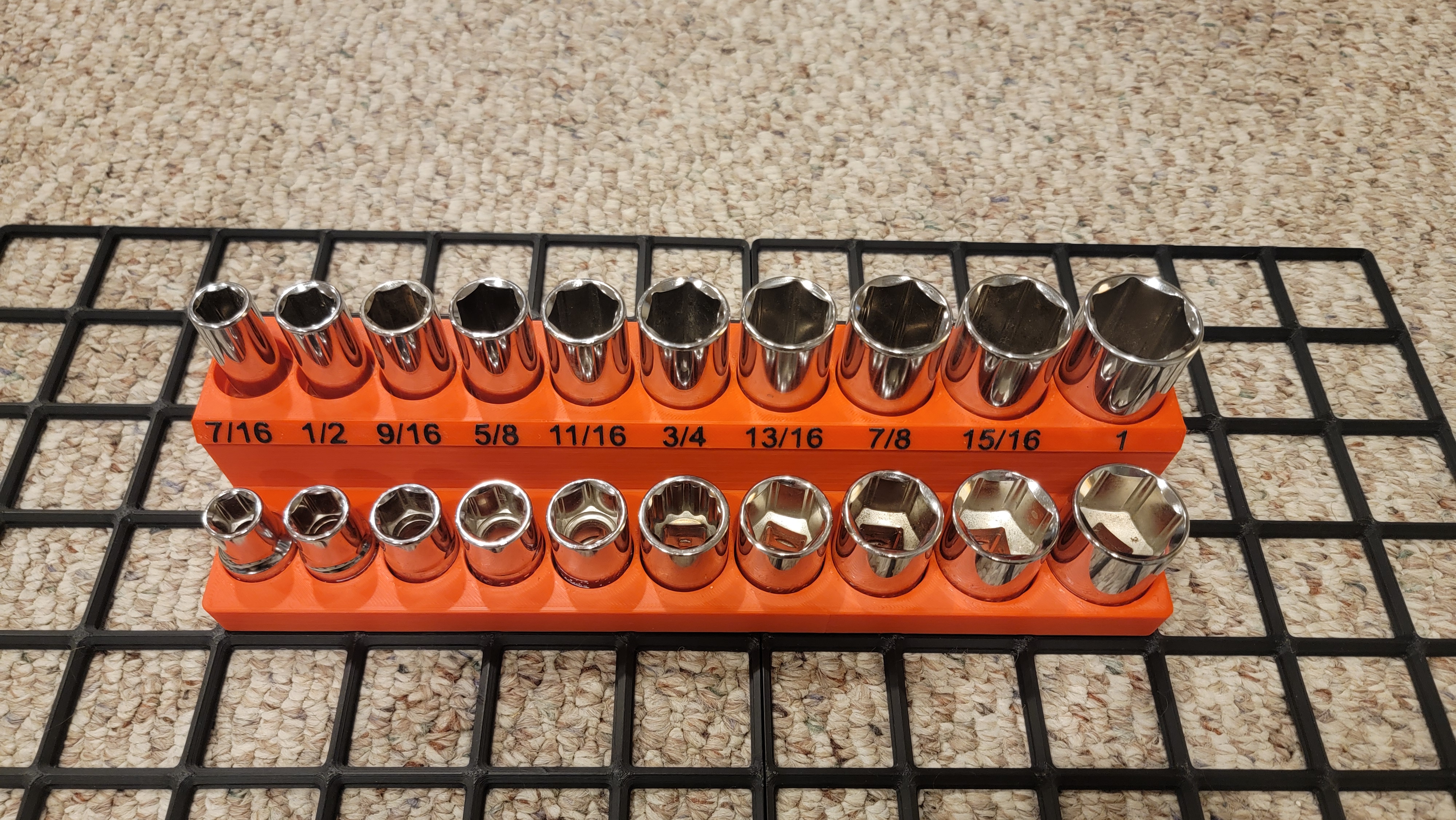 Space Efficient Socket Holders - Gridfinity — miniatura 3