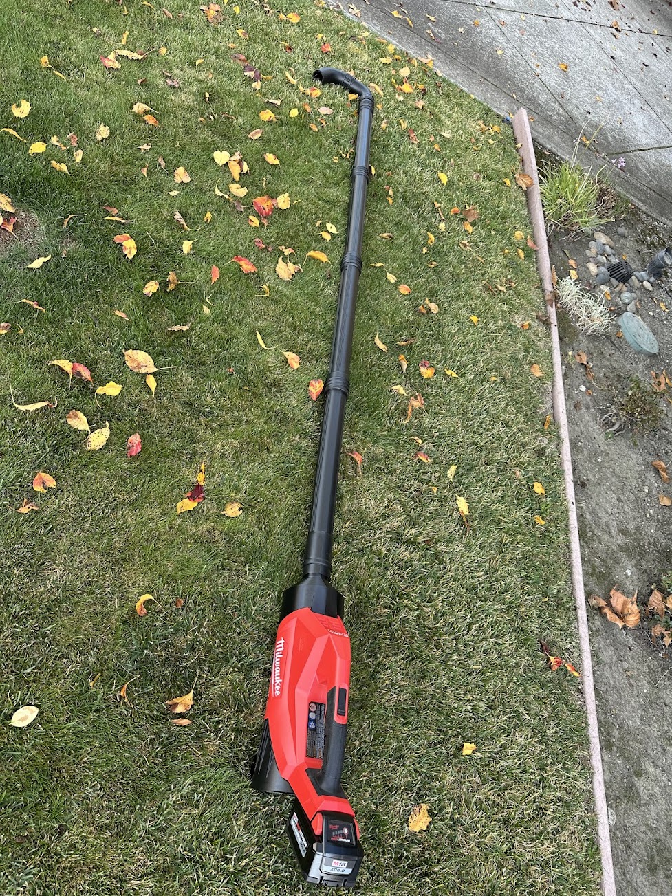 Milwaukee M18 Gutter Cleaning nozzle adapter - FUEL Blower Model 3017-20