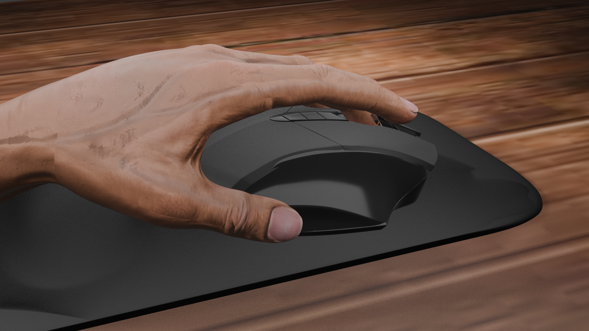 Mousepad with Hand Rest