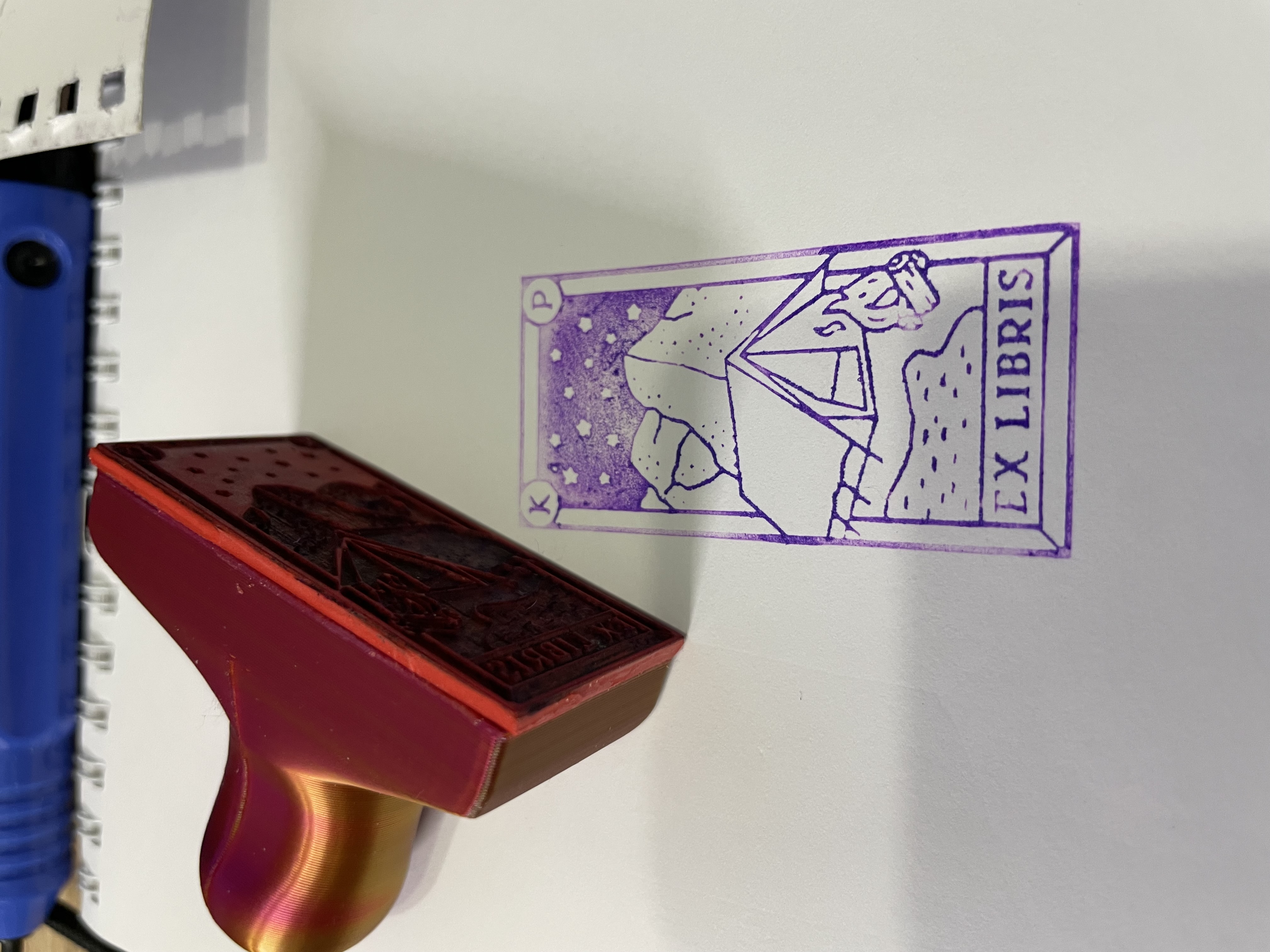 Parametric stamp handle