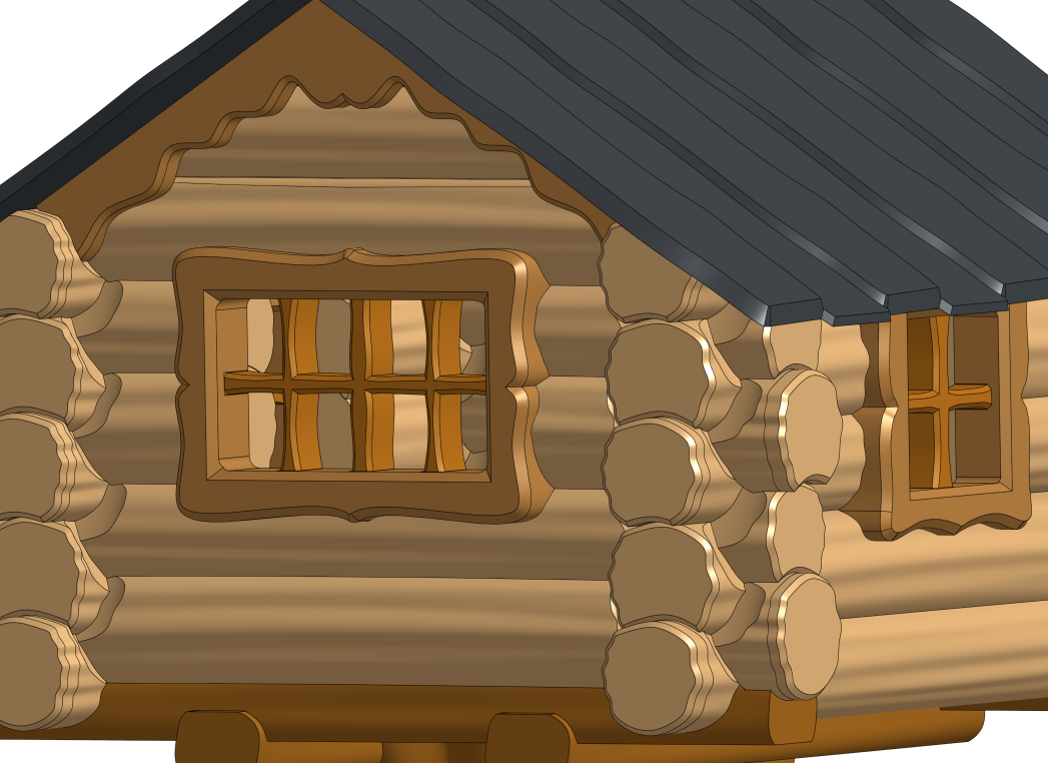 Miniatura 8 do modelo 3D Log Tree House