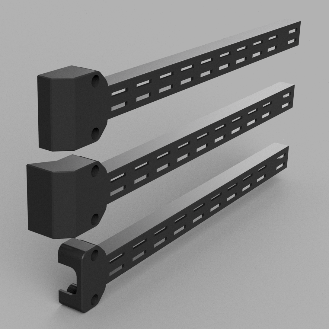 Larger cable opening Voron 2.4 back panel cable ducts