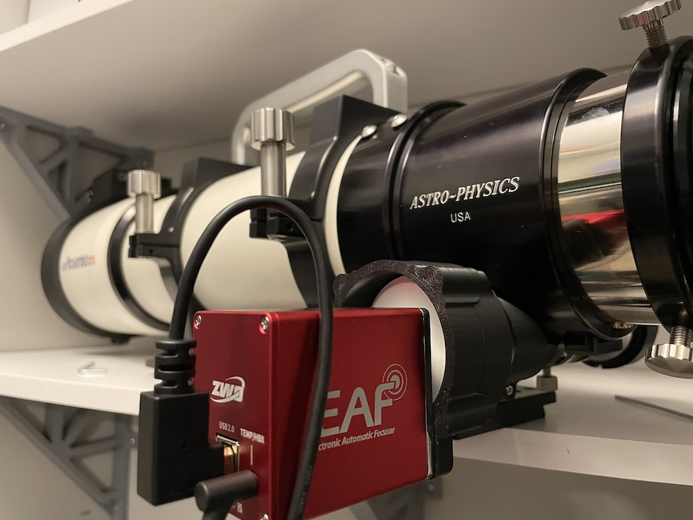 Astro-Physics 3.5in shaft to ZWO EAF adapter