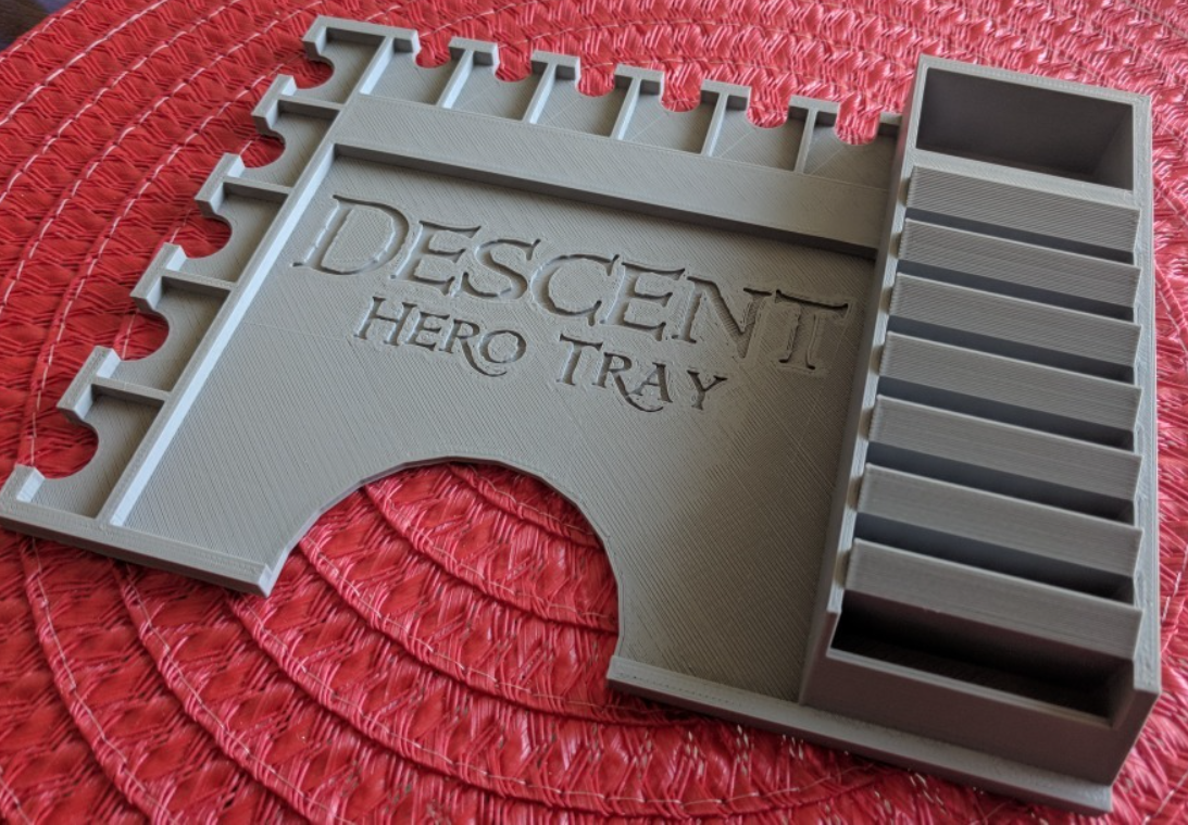 Descent 2nd Edition Hero Tray