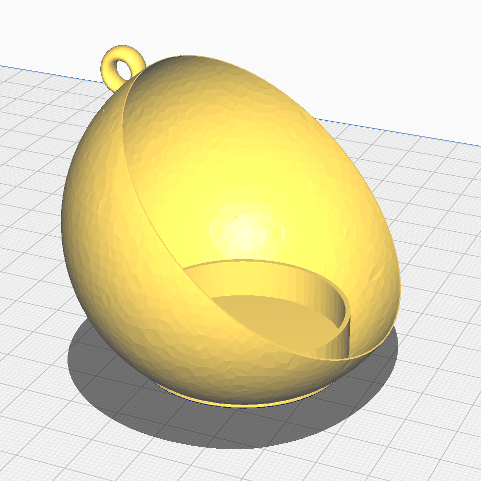 tea light ornament (to hang or stand on table)